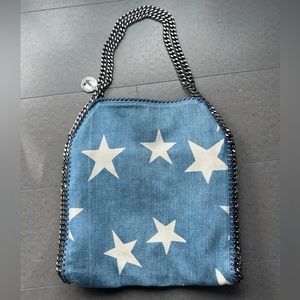 Stella McCarthy authentic Denim Tote with Stars